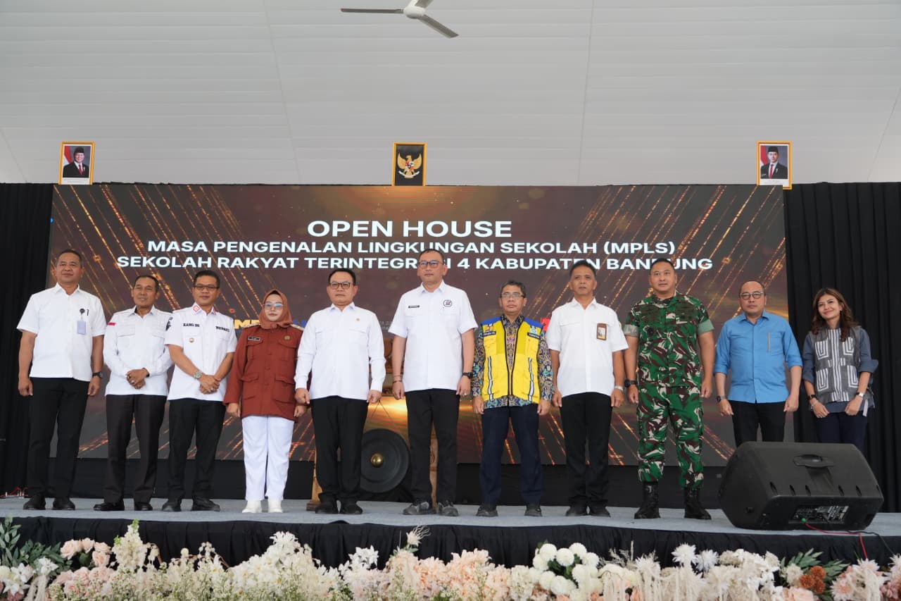 KDS Dampingi KSP saat MPLS Sekolah Rakyat Terintegrasi 4 Kabupaten Bandung 
