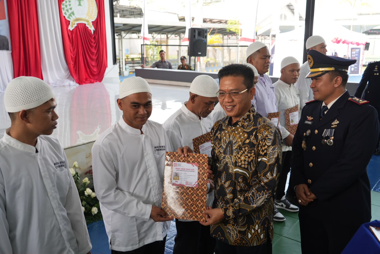 Di Hari Kemerdekaan 1088 Warga Binaan Lapas Bandung Dapat Remisi, 12 Langsung Bebas