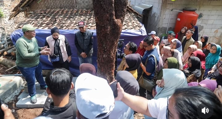 Kang Cucun dan Humaira Turun Tangan Selamatkan Warga dari Ancaman Krisis Hunian dan Air Bersih