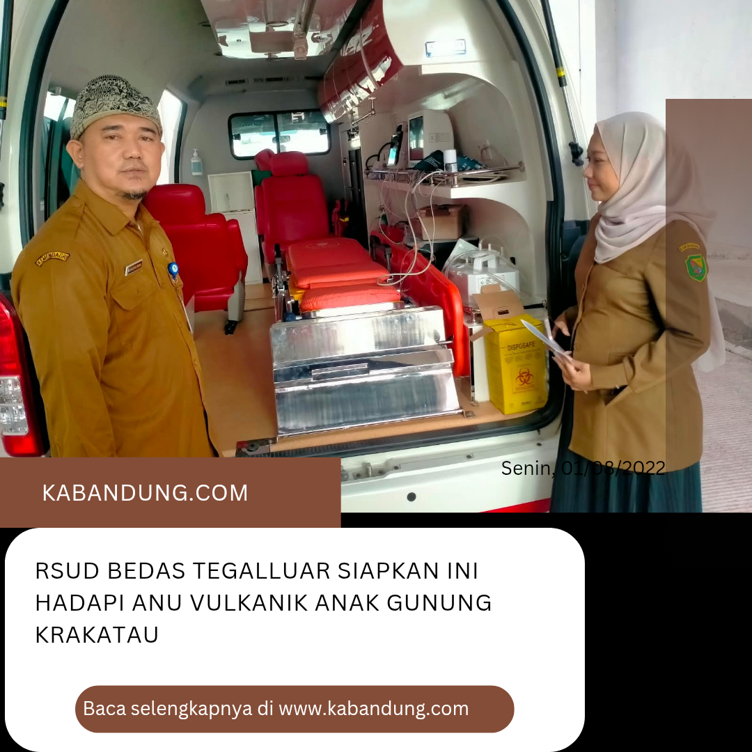 RSUD Bedas Tegalluar Siapkan Ambulan Untuk Atasi Abu Vulkanik 