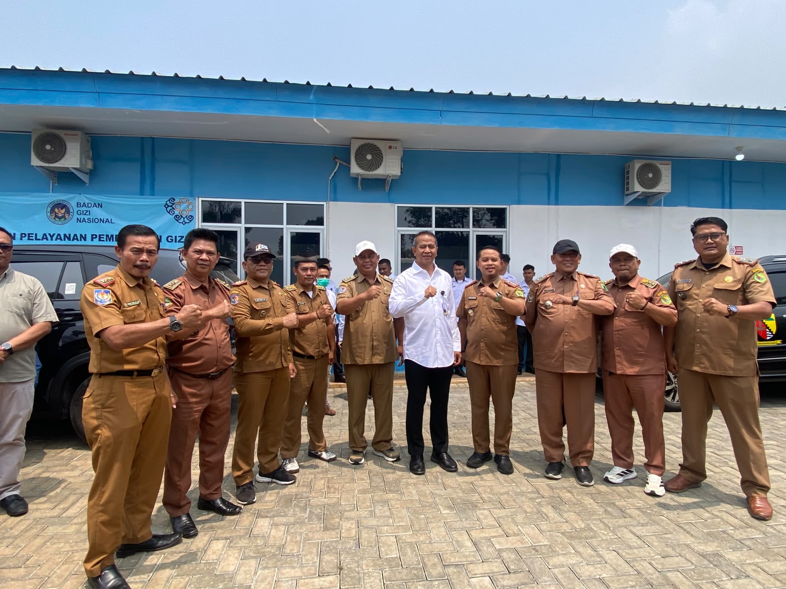 Camat Anjar Sambut Kunker Letjen TNI Pur Arif Rahman