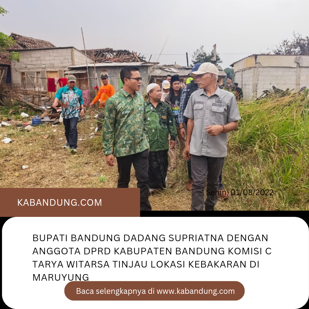 ​Gerak Cepat Bantu Warga Pacet, Pemkab Bandung Sediakan Hunian Sementara dan Perbaikan Rumah
