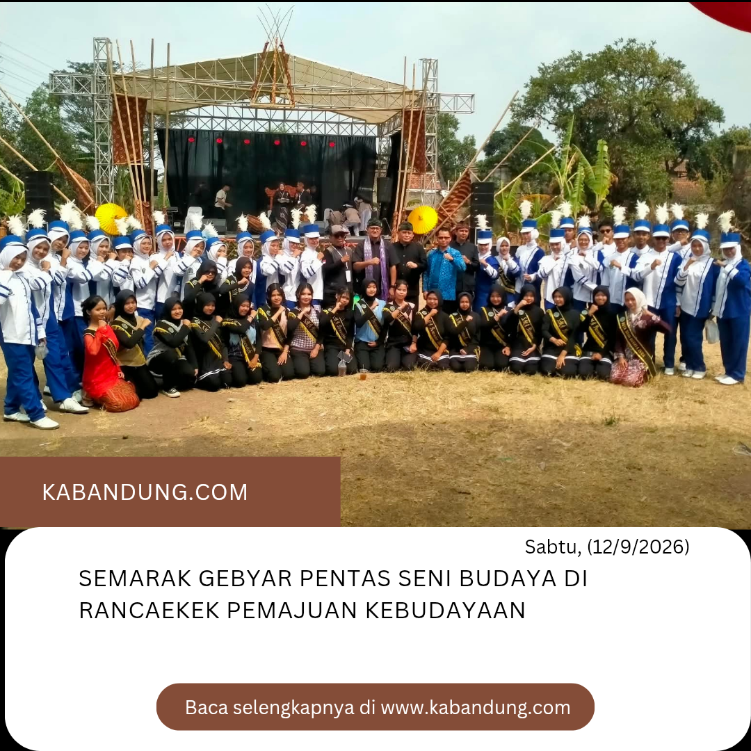 Gebyar Seni Budaya Jadi Representasi di Rancaekek