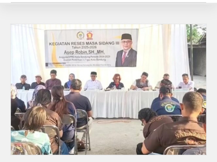 Asep Robin Bilang Gini di Reses