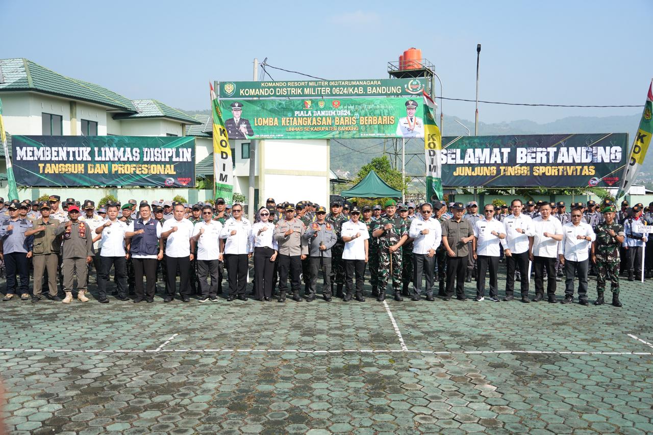 Buka LKBB Linmas, Bupati Bandung Tekankan Pentingnya Kesiapsiagaan dan Soliditas